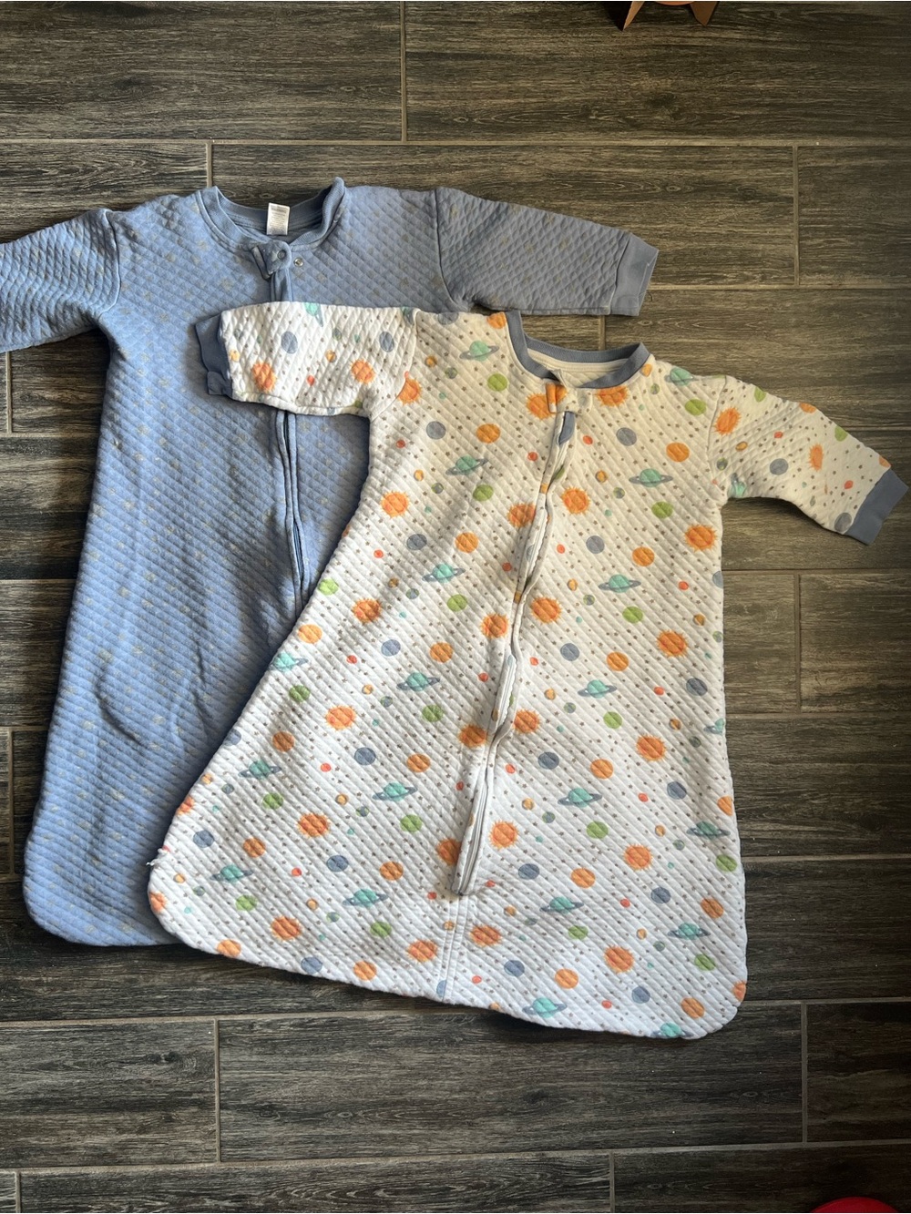 2 x Hudson Baby Quilted Sleep Sacks